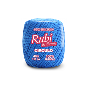 Hilos de bordar Rubí círculo color entero